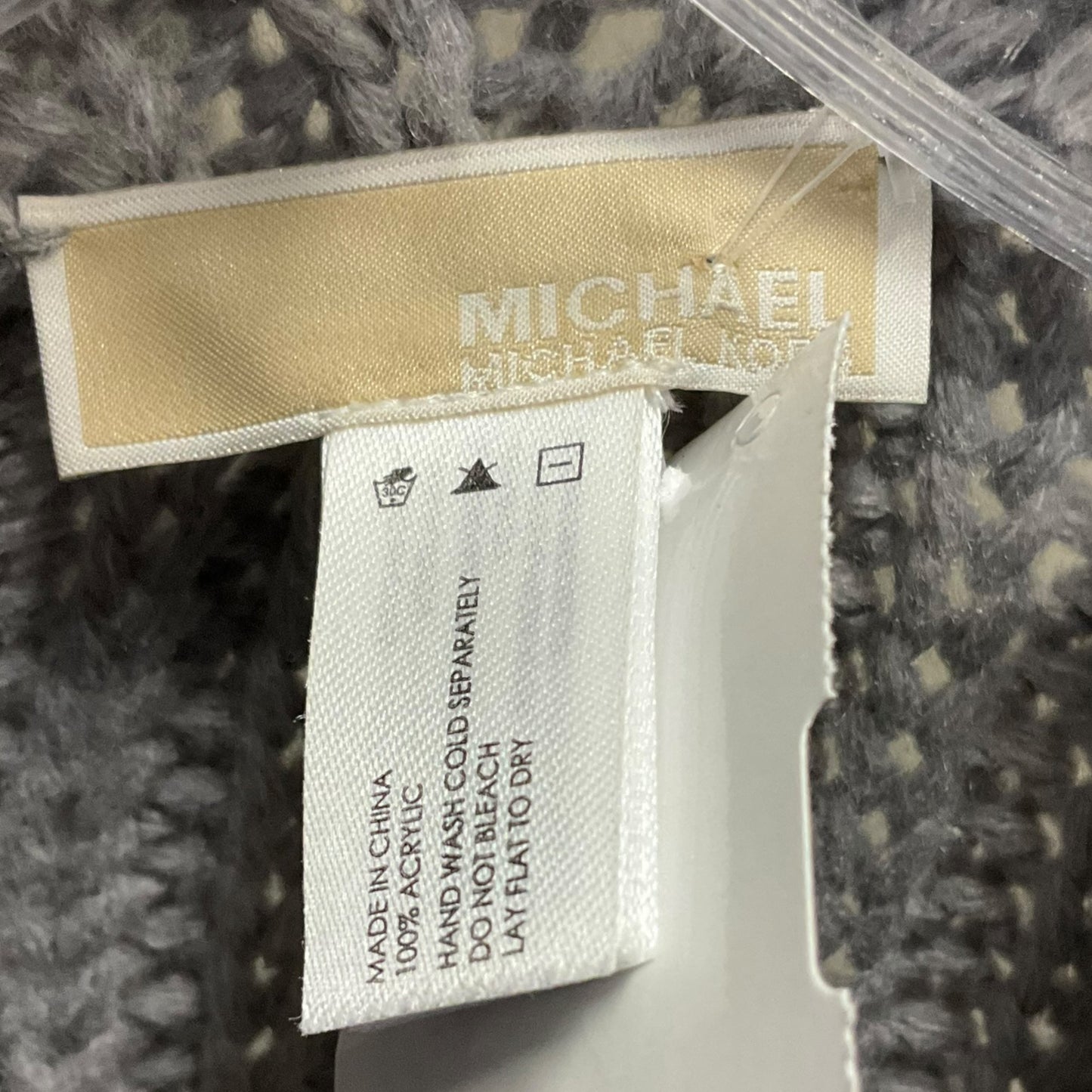 Poncho By Michael By Michael Kors In Grey, Size: Osfm