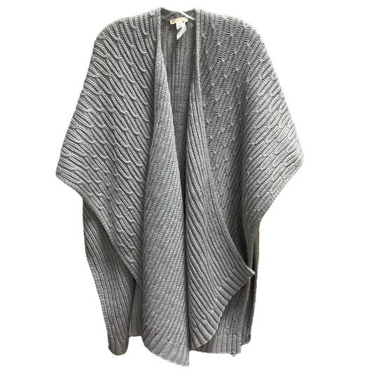 Poncho By Michael By Michael Kors In Grey, Size: Osfm