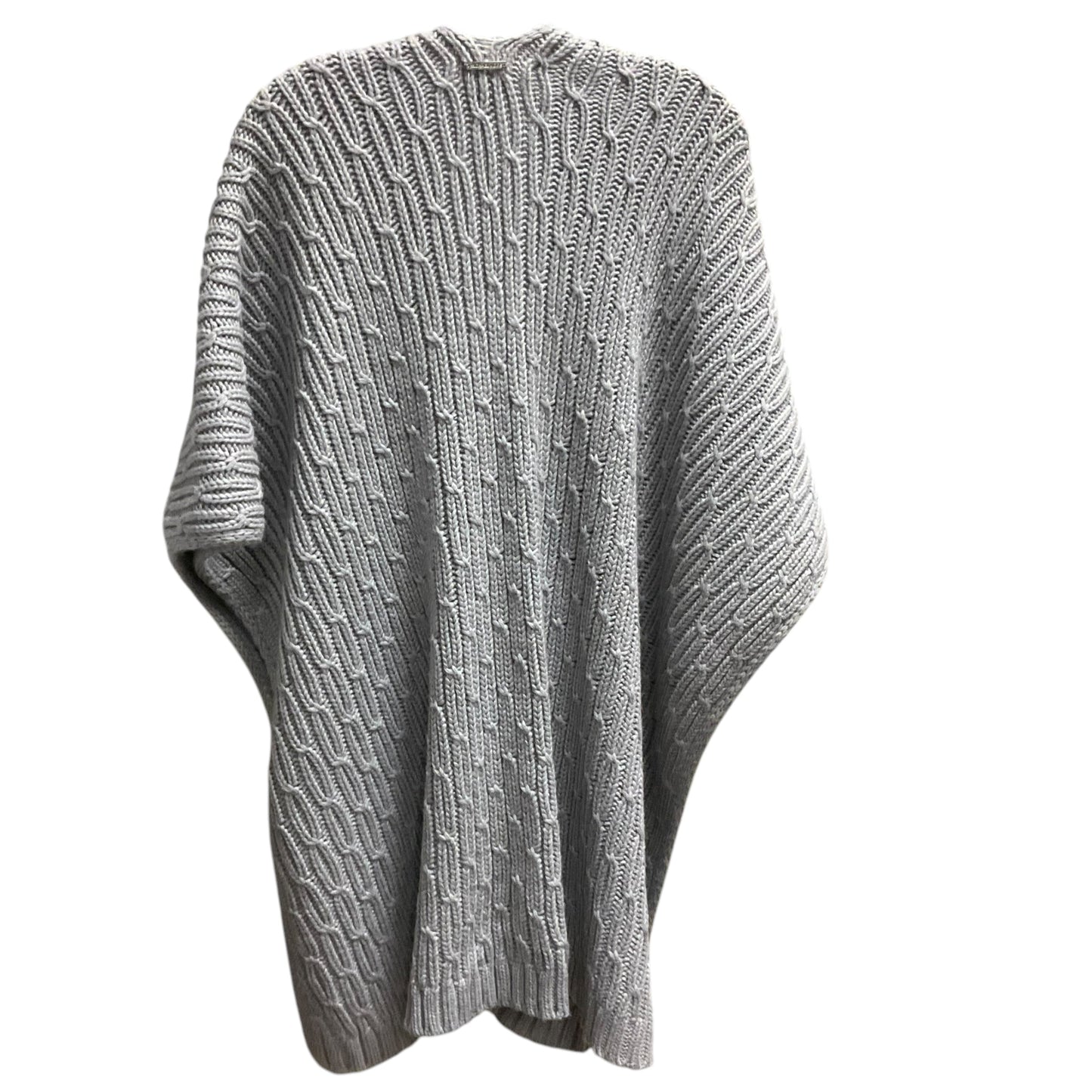 Poncho By Michael By Michael Kors In Grey, Size: Osfm