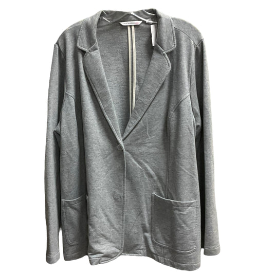 Blazer By Isaac Mizrahi Live Qvc In Grey, Size: 2x