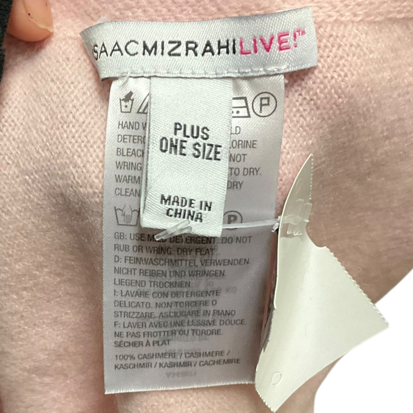 Shawl By Isaac Mizrahi Live Qvc In Pink, Size: Osfm