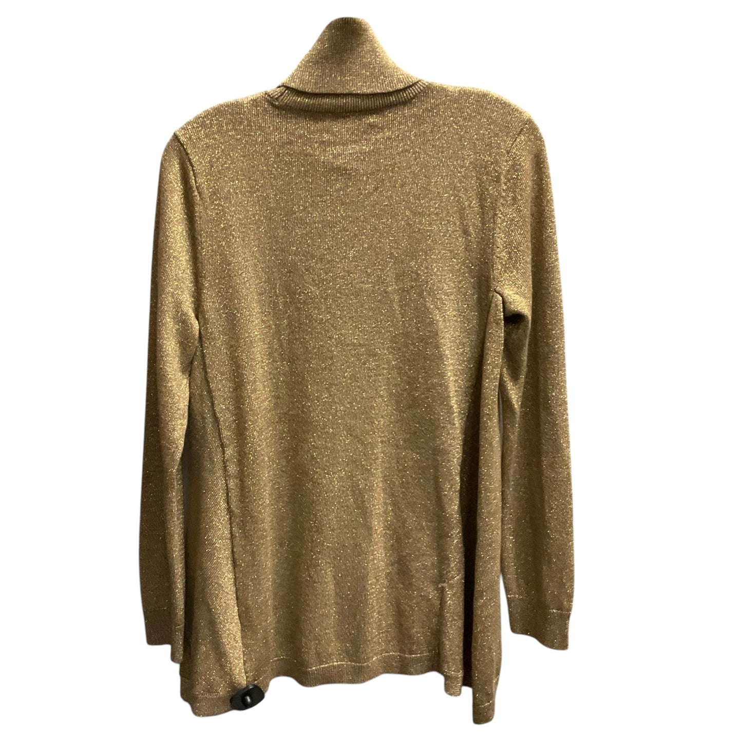 Top Long Sleeve By Lauren By Ralph Lauren In Gold, Size: L