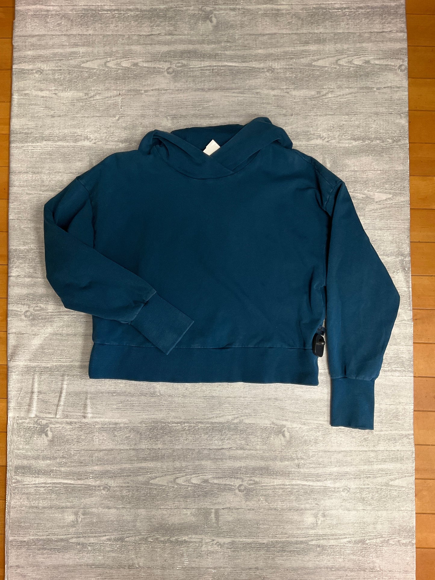 Sweatshirt Hoodie By Joy Lab In Teal, Size: L