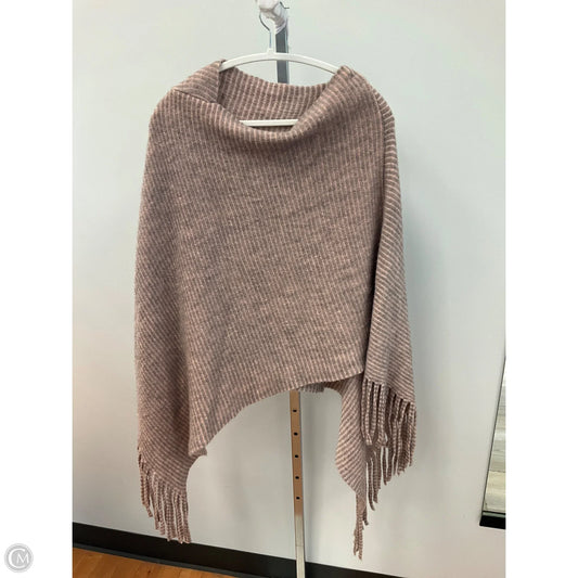 Poncho By Do Everything In Love In Grey & Pink, Size: 0