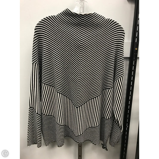 Sweater By Tahari By Arthur Levine In Striped Pattern, Size: 1x