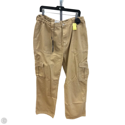 Pants Cargo & Utility By Fashion Nova In Tan, Size: 14