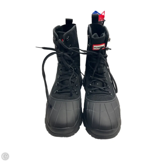 Boots Combat By Hunter In Black, Size: 8