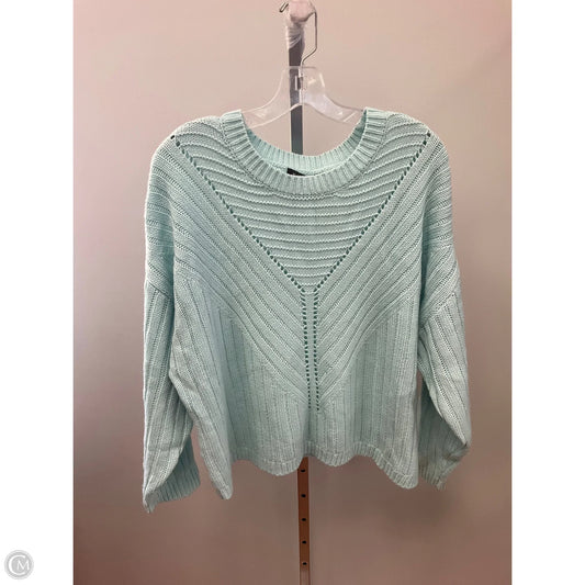 Sweater By Eloquii In Aqua, Size: 1x