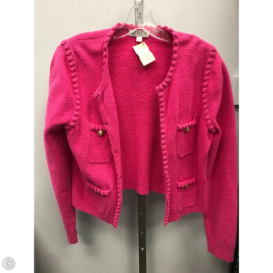 Sweater Cardigan By J. Crew In Pink, Size: S