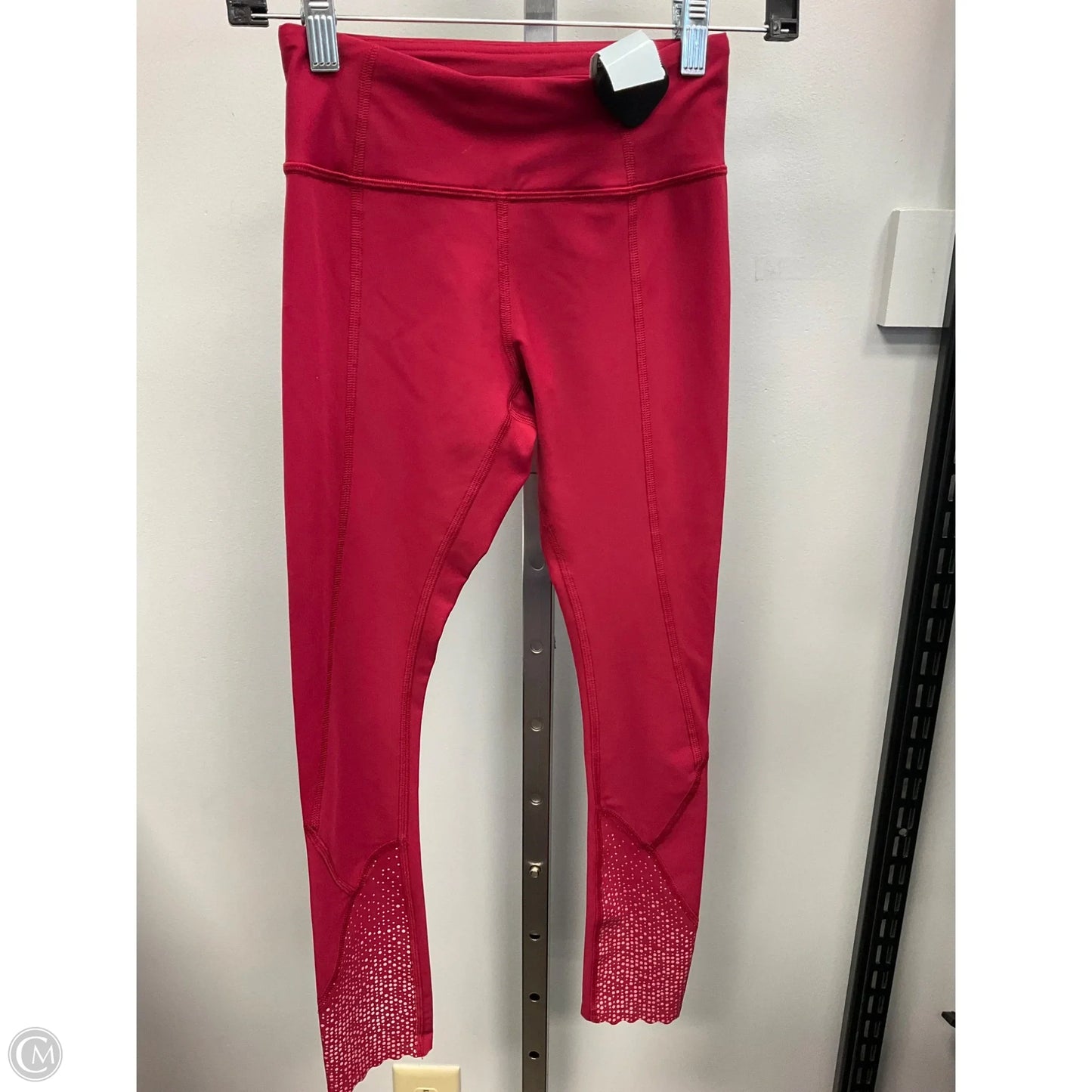 Athletic Capris By Lululemon In Red, Size: 2