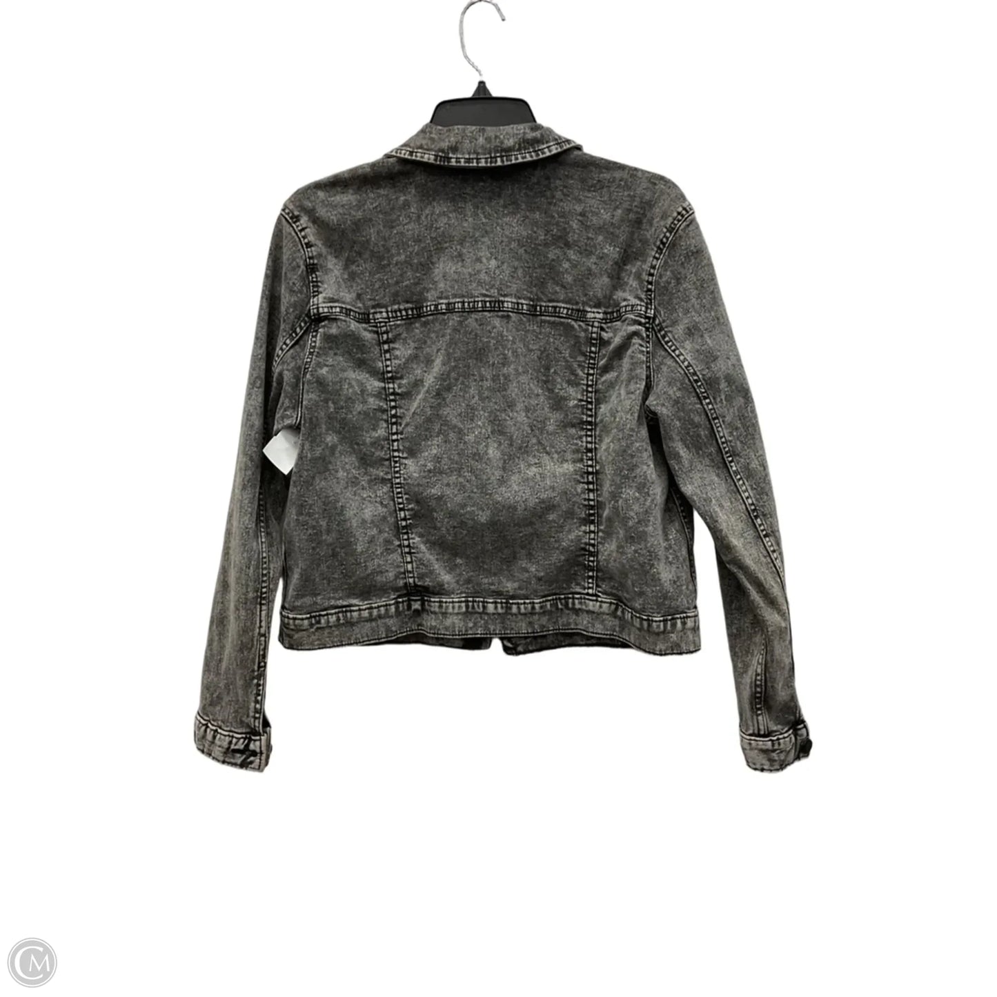 Jacket Denim By Simply Vera In Black, Size: S