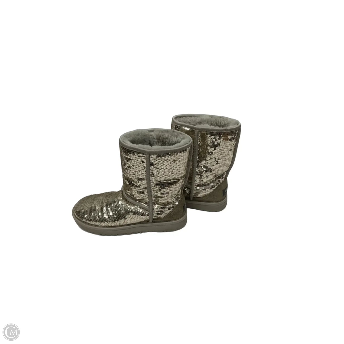 Boots Designer By Ugg In Grey, Size: 8