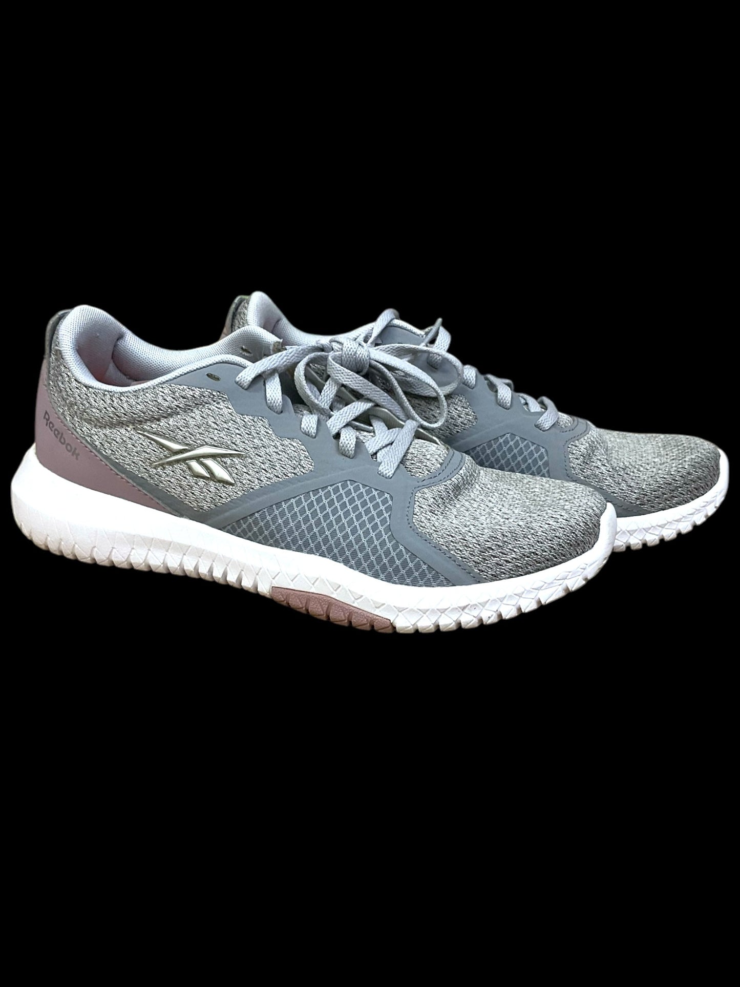 Shoes Athletic By Reebok In Grey, Size: 8