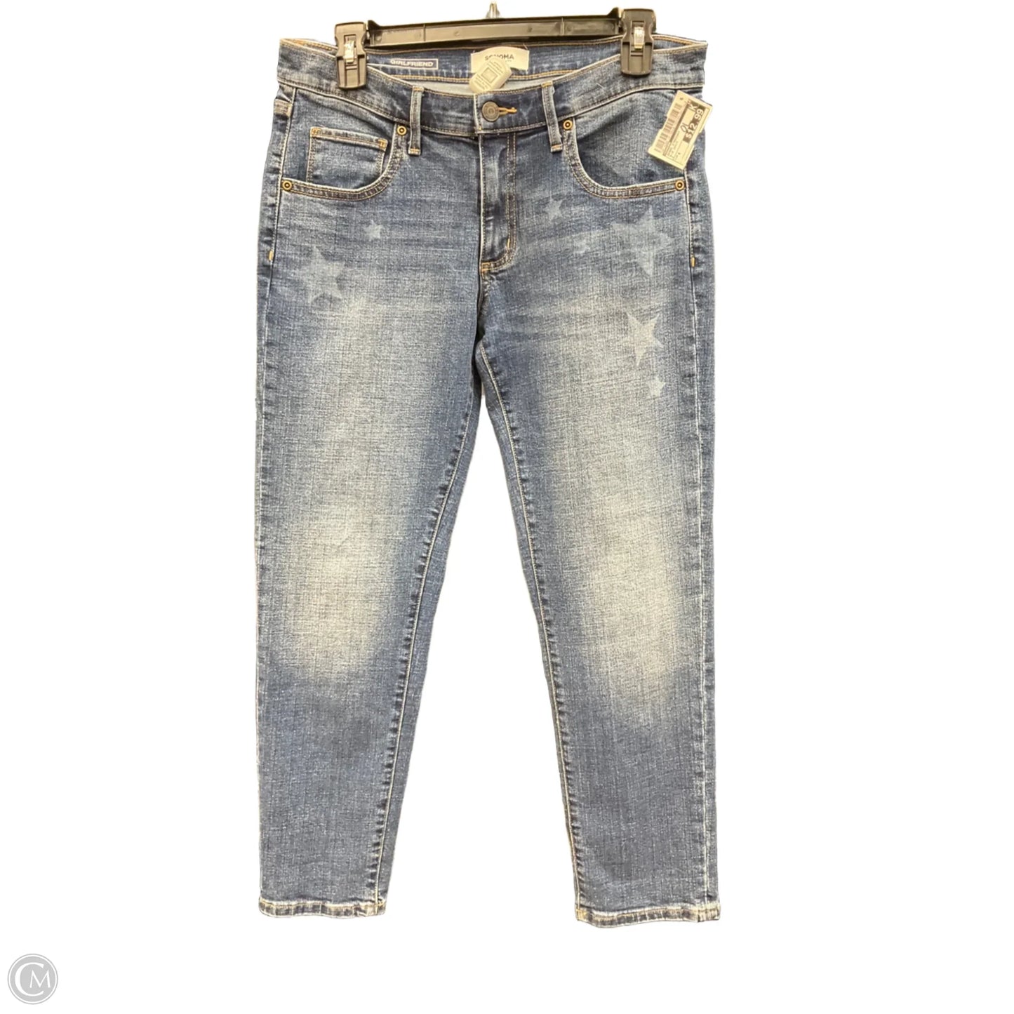 Jeans Straight By Sonoma In Blue Denim, Size: 4