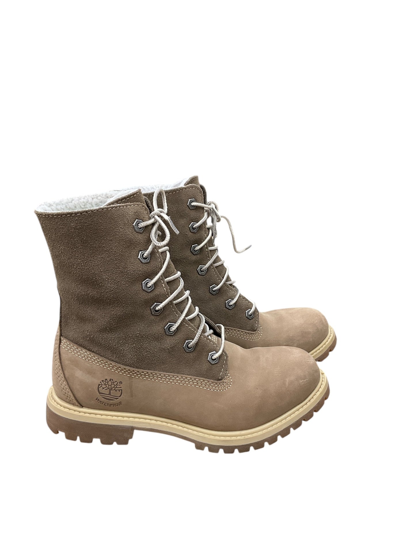 Boots Snow By Timberland In Beige, Size: 6