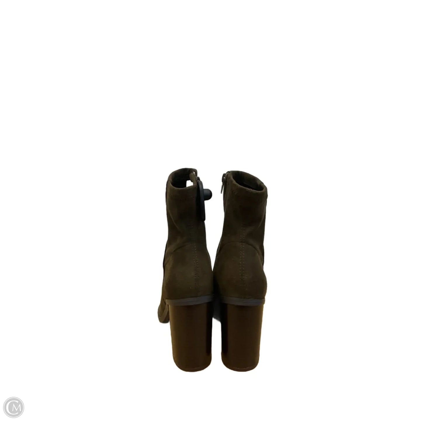 Boots Ankle Heels By Clothes Mentor In Brown, Size: 6