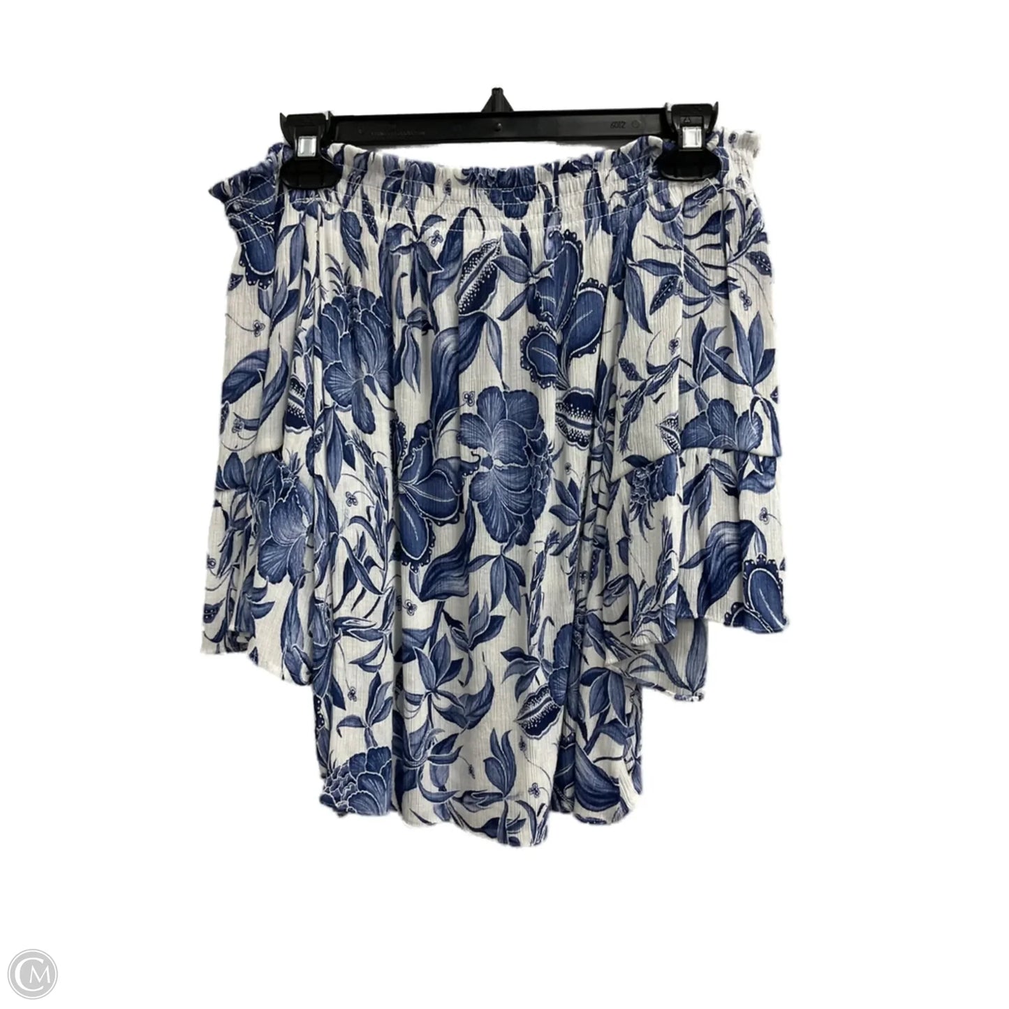 Top Short Sleeve By H&m In Blue, Size: Xs