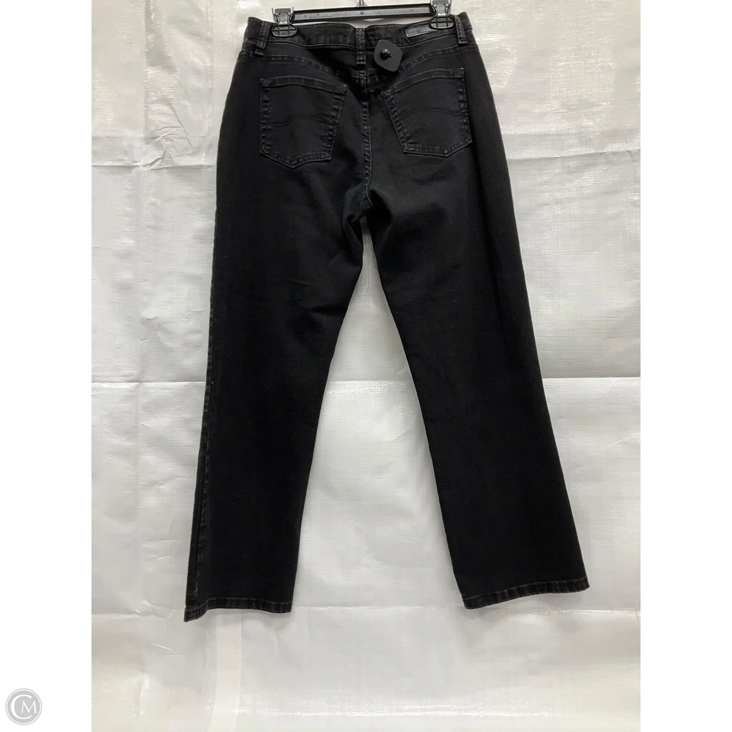Jeans Boot Cut By Lee In Black Denim, Size: 10