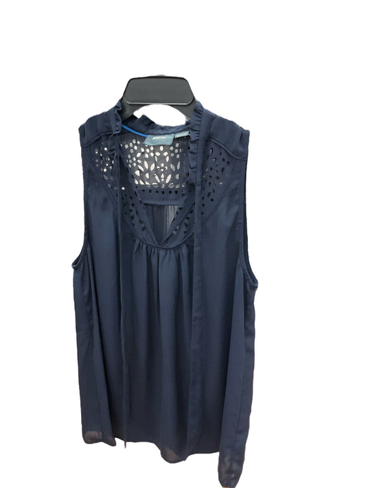 Top Sleeveless By Anthropologie In Blue, Size: S