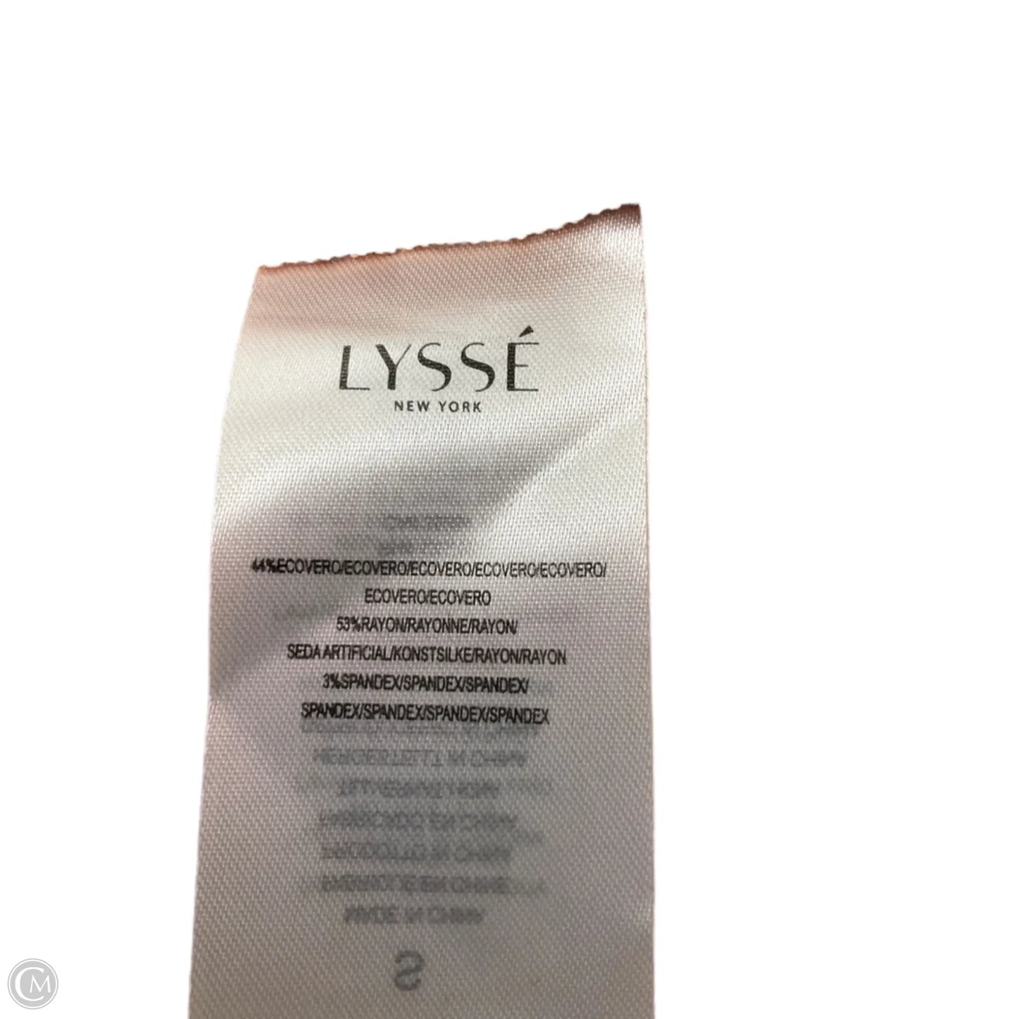 Top Short Sleeve By Lysse In Orange, Size: S