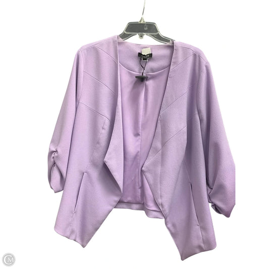 Blazer By Torrid In Purple, Size: 1x
