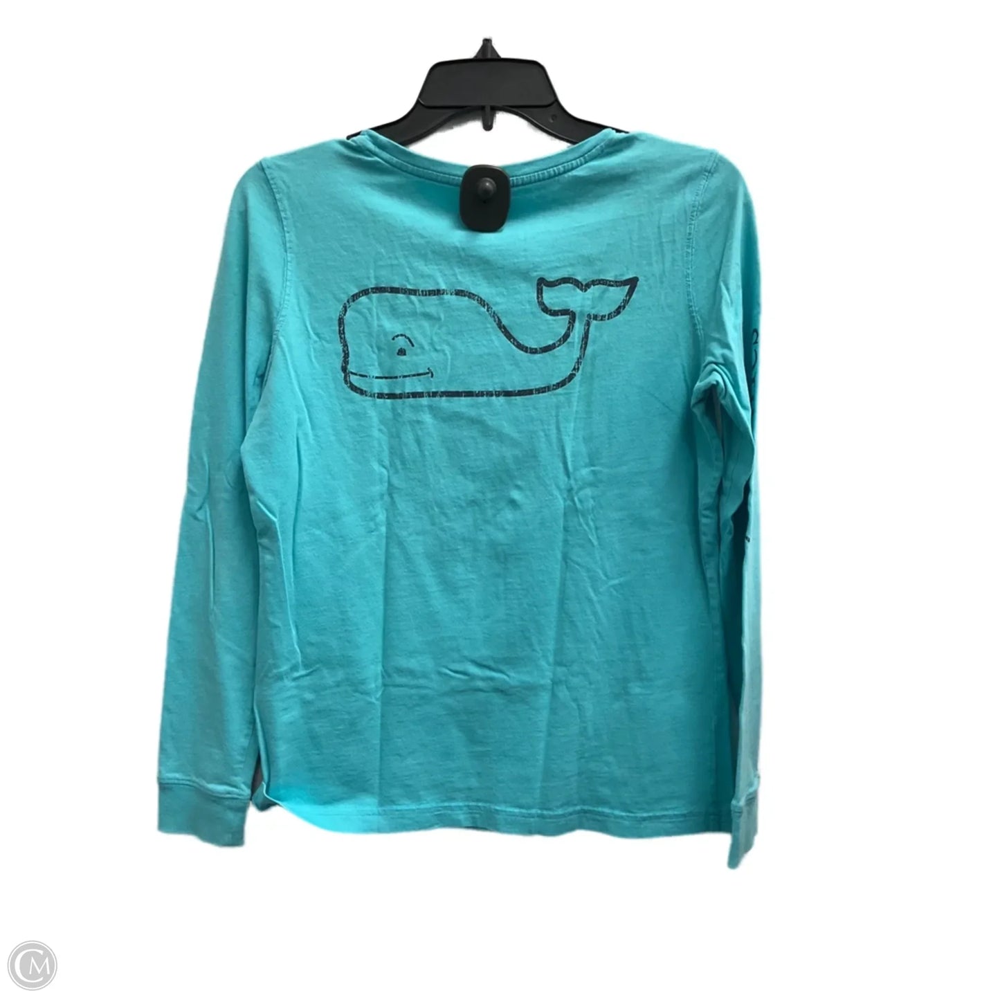 Top Long Sleeve Basic By Vineyard Vines In Blue, Size: S