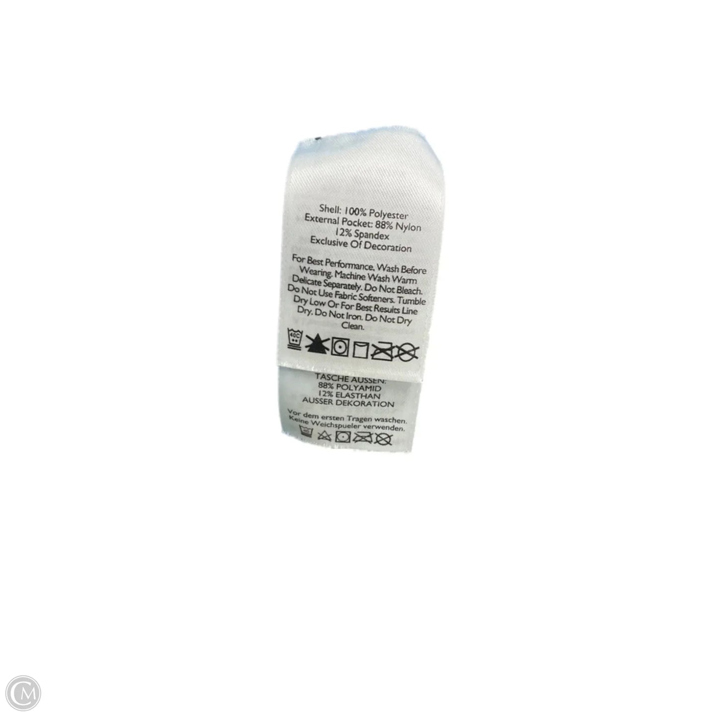 Athletic Top Long Sleeve Collar By Eddie Bauer In Teal, Size: M