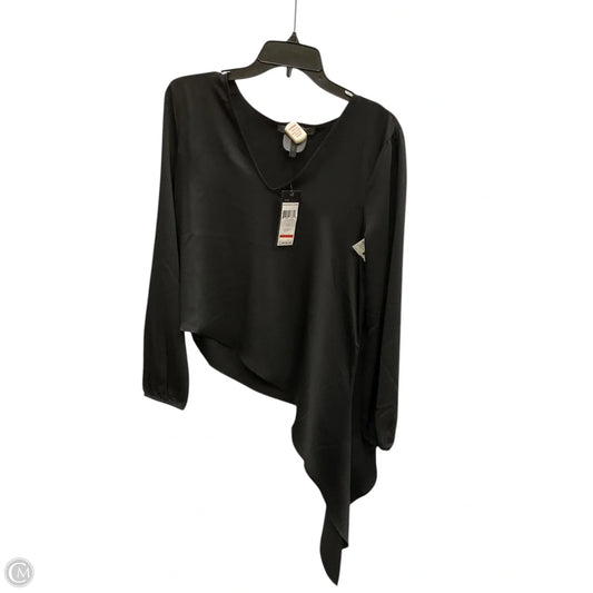 Top Long Sleeve By Bcbgmaxazria In Black, Size: S