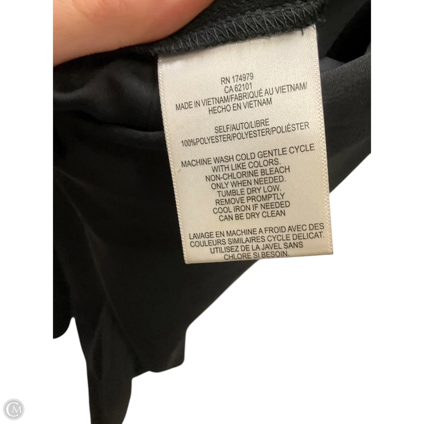 Top Long Sleeve By Bcbgmaxazria In Black, Size: S