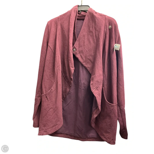 Cardigan By Lululemon In Maroon, Size: 8