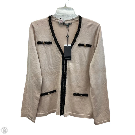 Cardigan By Adrianna Papell In Beige, Size: M