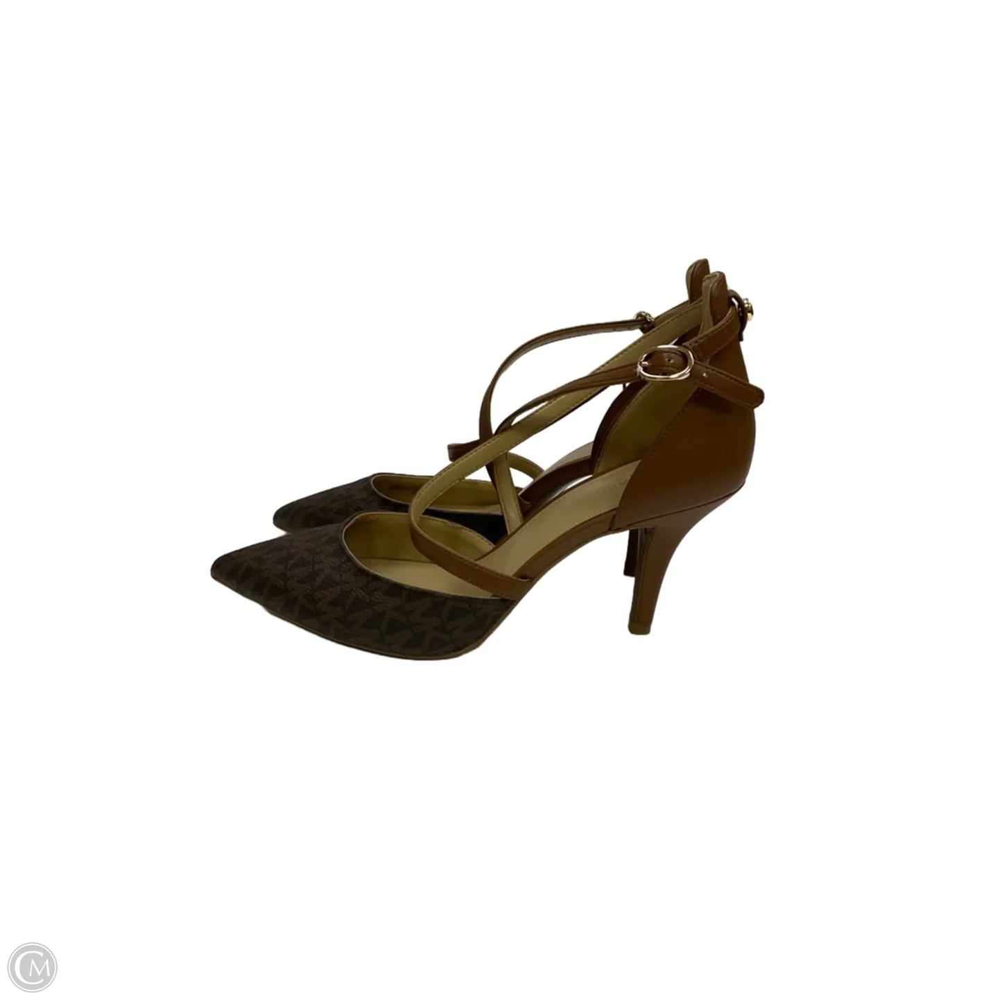 Shoes Heels Kitten By Michael By Michael Kors In Bronze, Size: 6.5