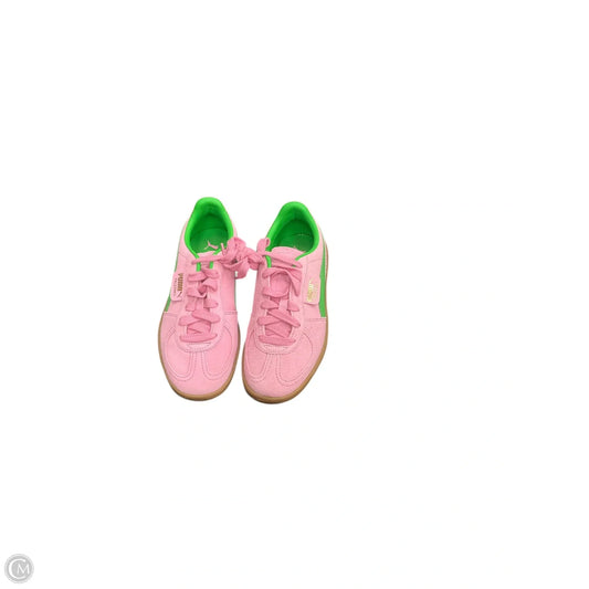 Shoes Sneakers By Puma In Green & Pink, Size: 6.5