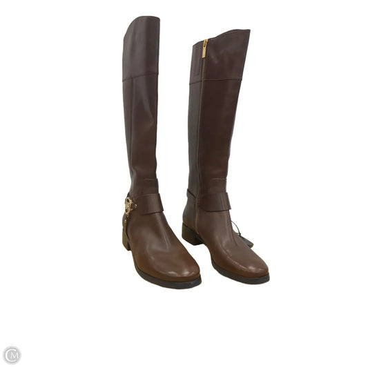 Boots Knee Heels By Michael By Michael Kors In Brown, Size: 7.5