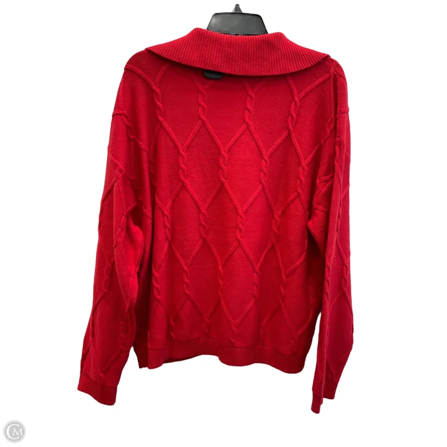 Sweater By Talbots In Red, Size: L