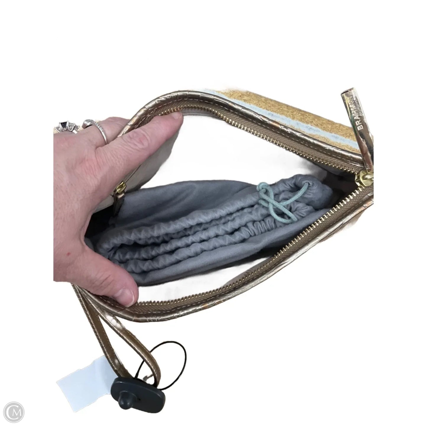 Wristlet Designer By Brahmin, Size: Large