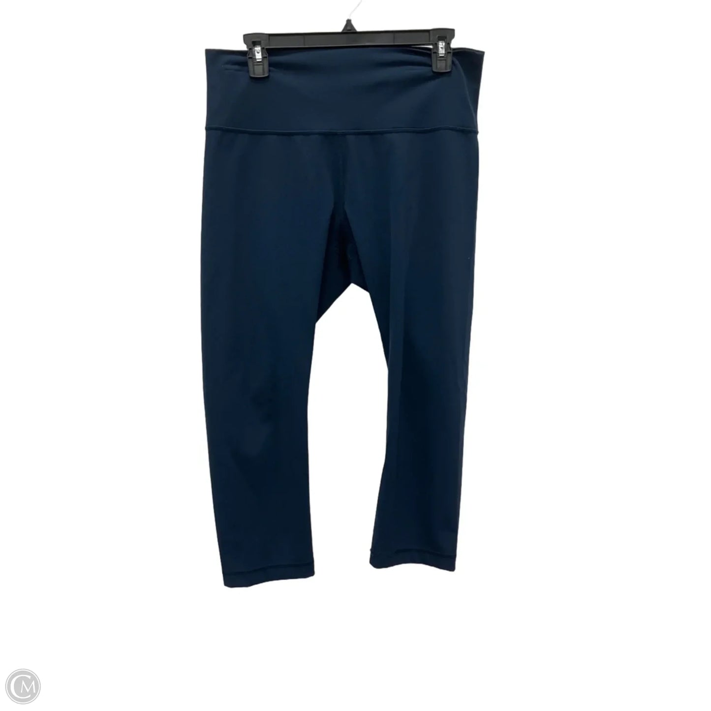 Athletic Capris By Lululemon In Blue, Size: 12