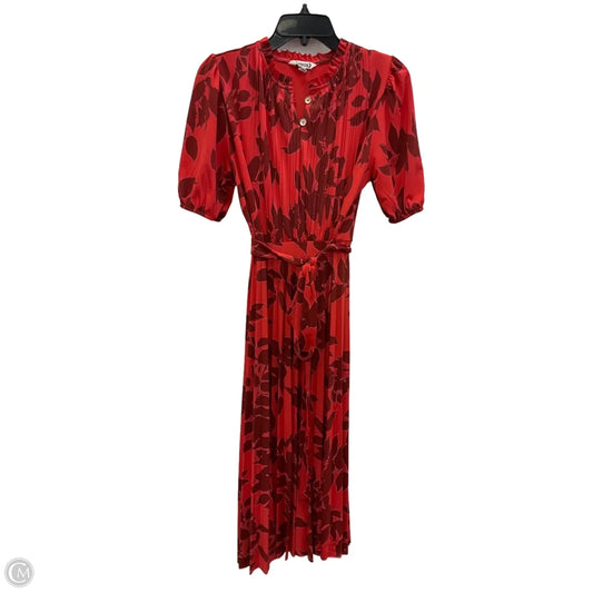 Dress Casual Maxi By Nanette By Nanette Lepore In Coral, Size: 6