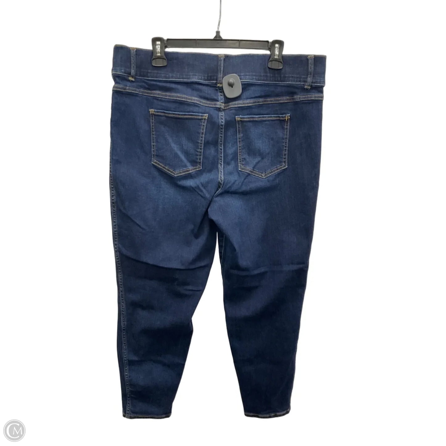 Jeans Skinny By Spanx In Blue Denim, Size: 2x