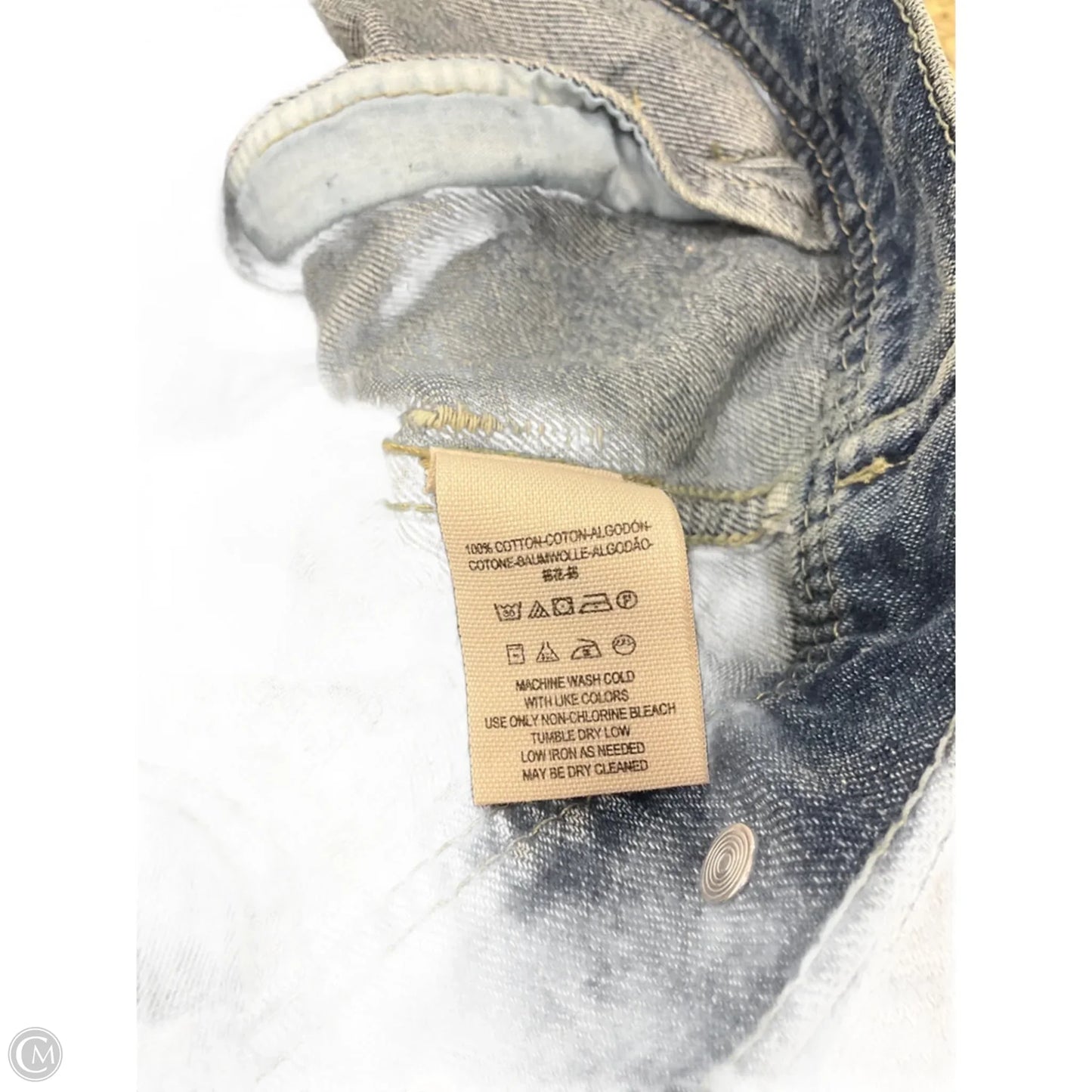 Jacket Denim By Free People In Blue Denim, Size: S