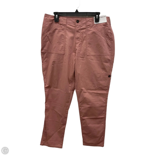 Pants Cropped By Liz Claiborne In Pink, Size: 10