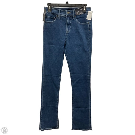 Jeans Boot Cut By Express In Blue Denim, Size: 4