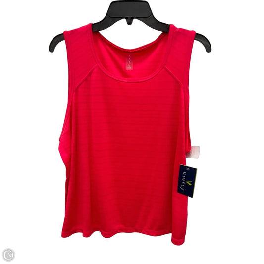 Athletic Tank Top By Clothes Mentor In Orange, Size: 1x