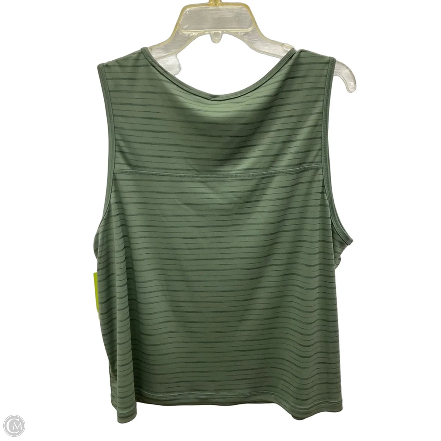 Athletic Tank Top By Clothes Mentor In Green, Size: 2x