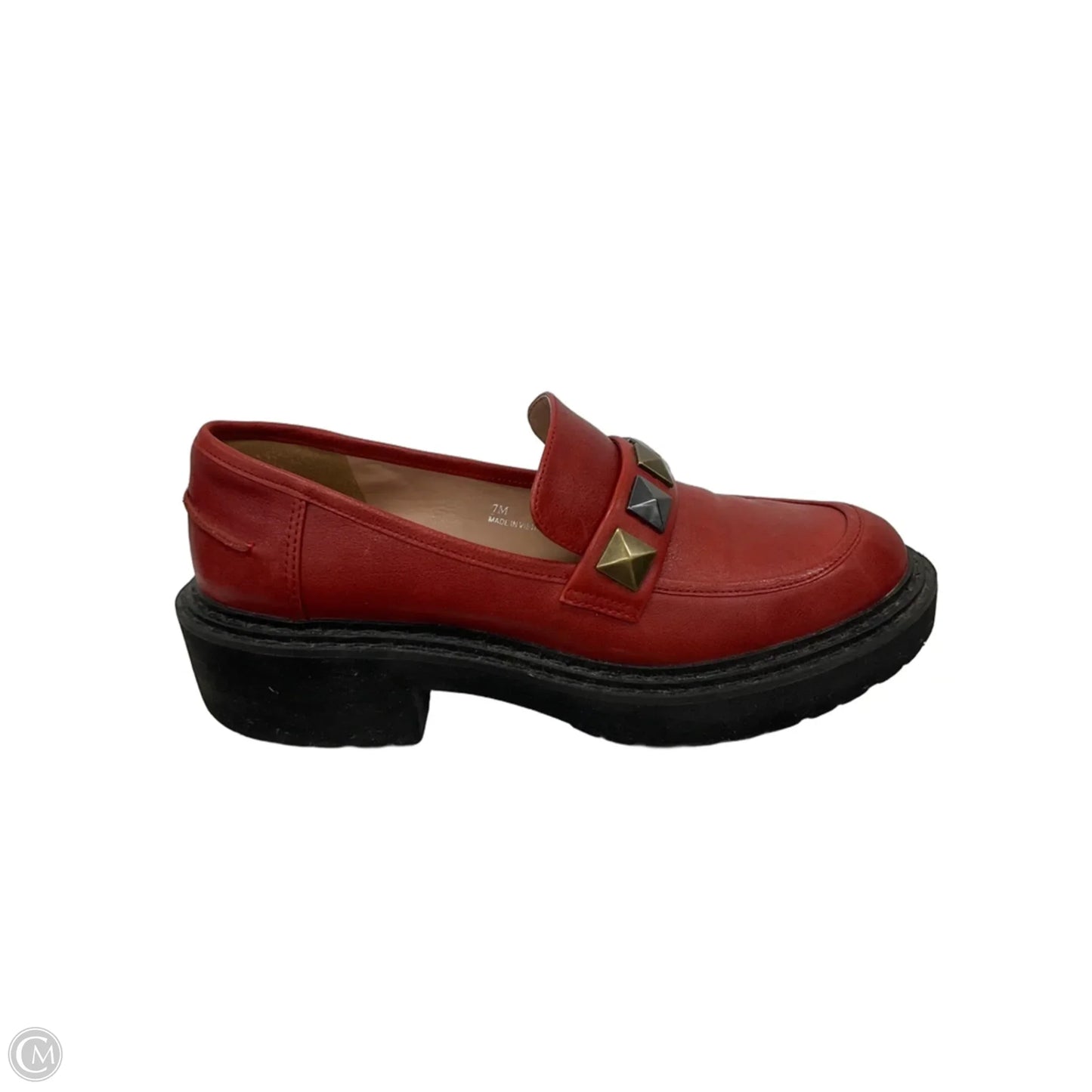Shoes Heels Block By Linea Paolo In Red, Size: 7