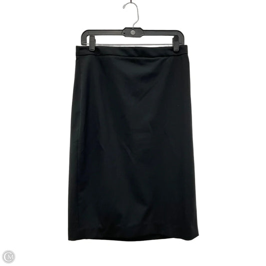 Skirt Midi By Banana Republic In Black, Size: 8