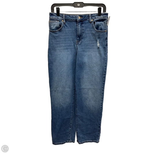 Jeans Straight By Bcbgeneration In Blue Denim, Size: 6