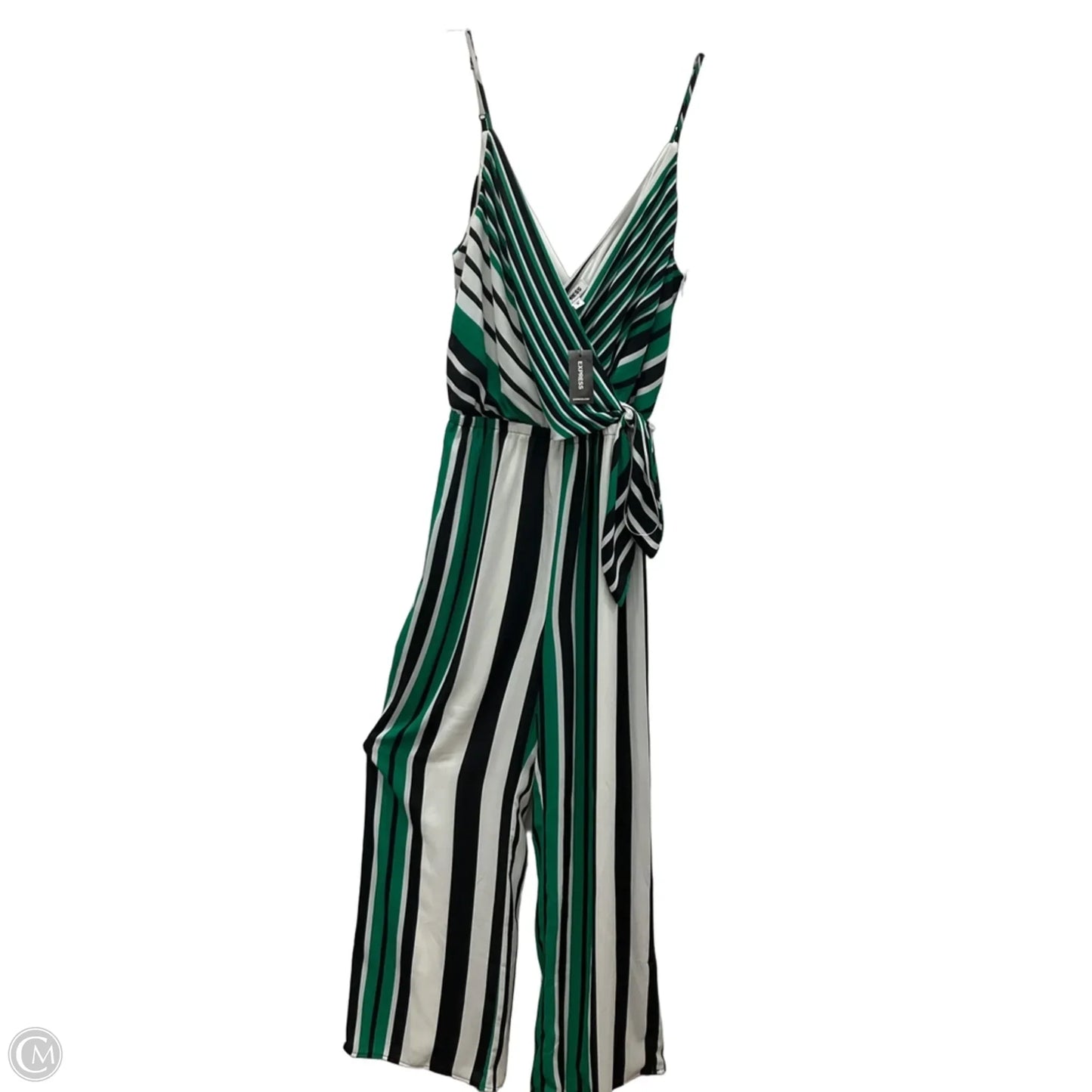 Jumpsuit By Express In Striped Pattern, Size: M