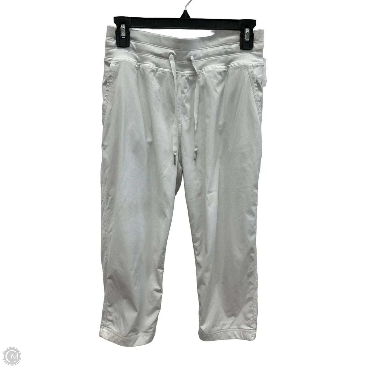 Athletic Capris By Lululemon In White, Size: 6