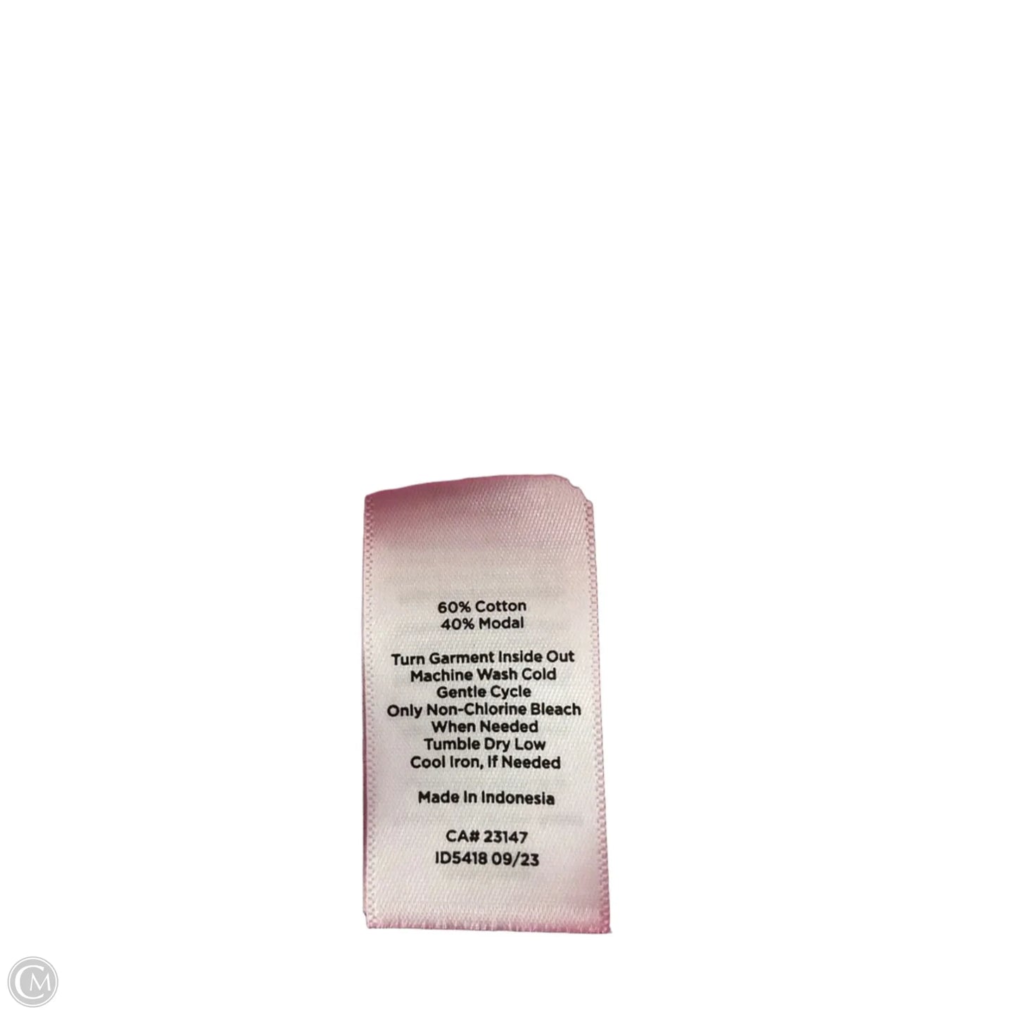 Top Short Sleeve By Talbots In Pink, Size: S
